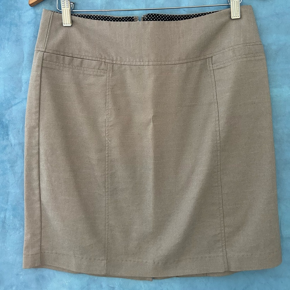 Khaki miniskirt